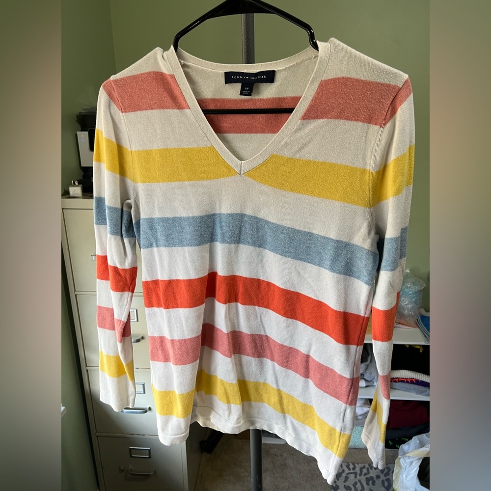 Multi-Colored Tommy Hilfiger Sweater